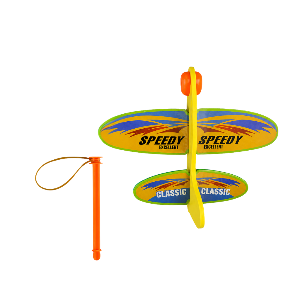 Lança Avião Speedy Infantil com Lançador Ark Toys