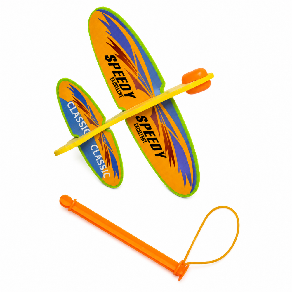 Lança Avião Speedy Infantil com Lançador Ark Toys