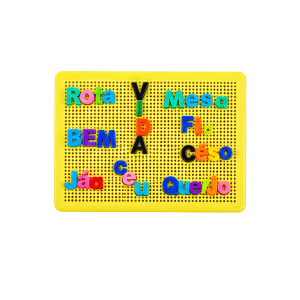 Brinquedo Educativo de Montar Letras e Números Ark Toys