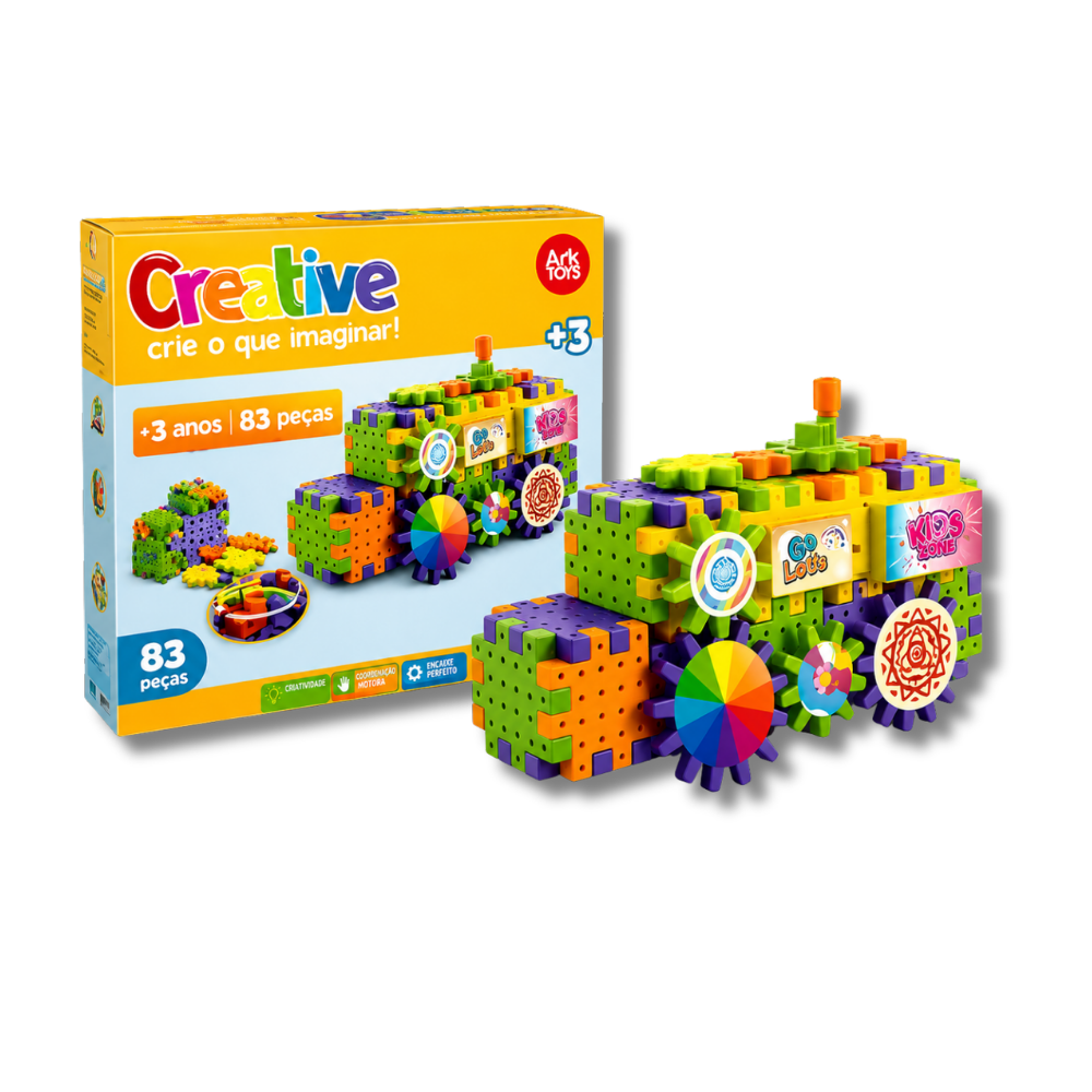 Brinquedo de Montar Eletrônico 83 Peças ArkToys