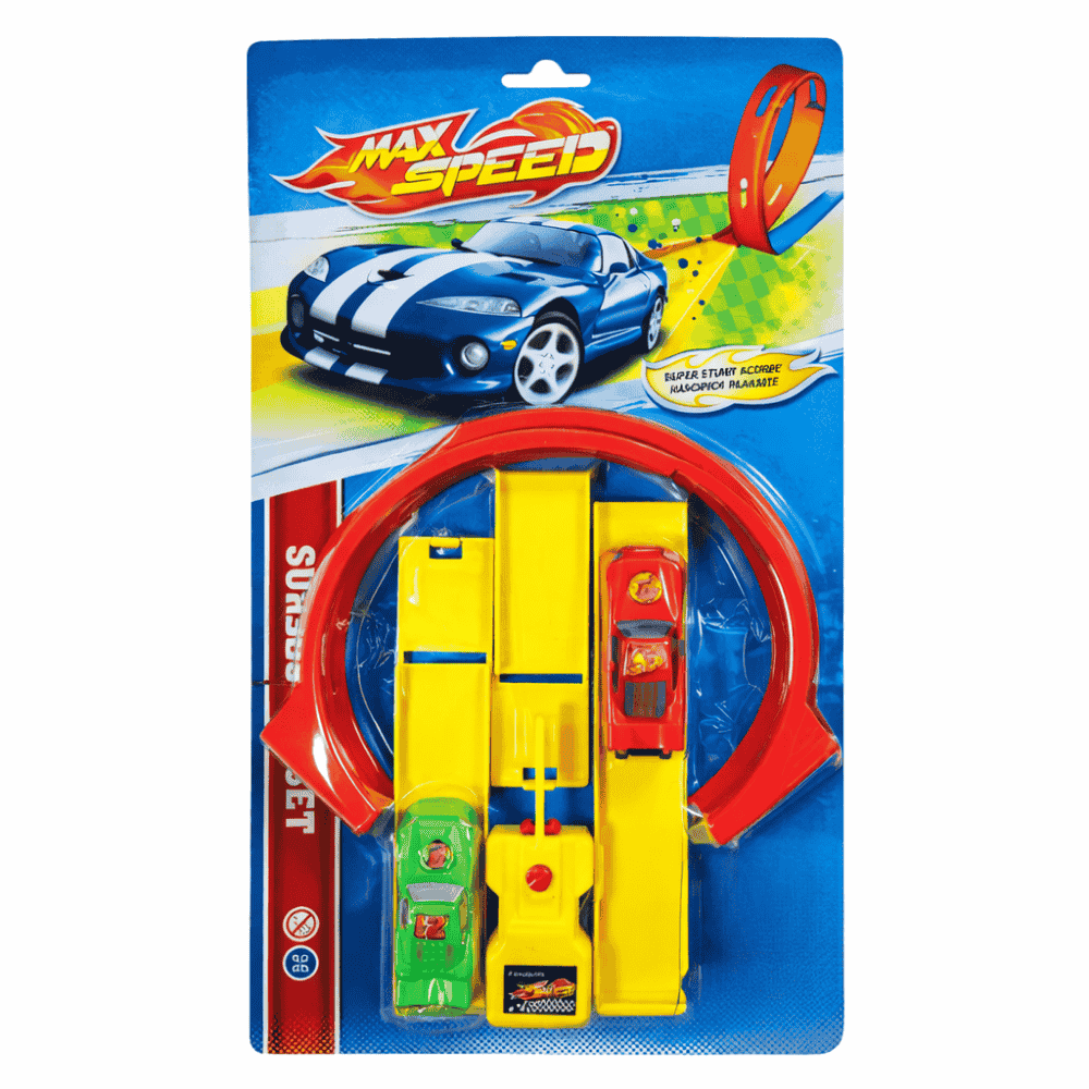Pista Giro Com Lançador Arktoys