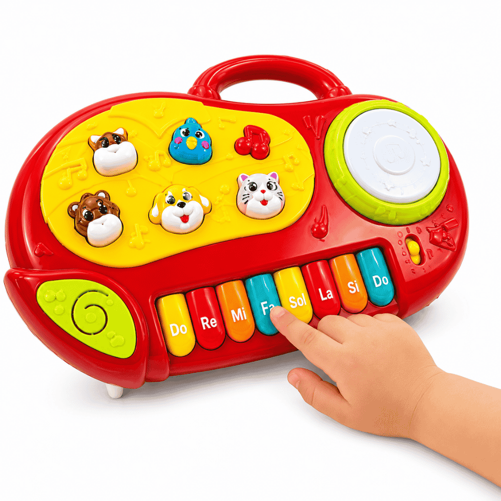 Teclado com Bateria Fazendinha Arktoys