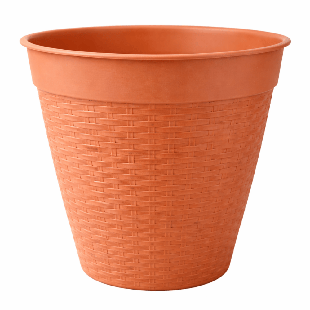 Vaso Redondo Vime C/Borda Reta Marmorizado 14,5L Plasnew