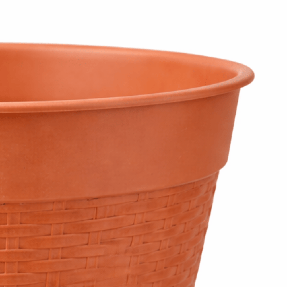 Vaso Redondo Vime C/Borda Reta Marmorizado 14,5L Plasnew