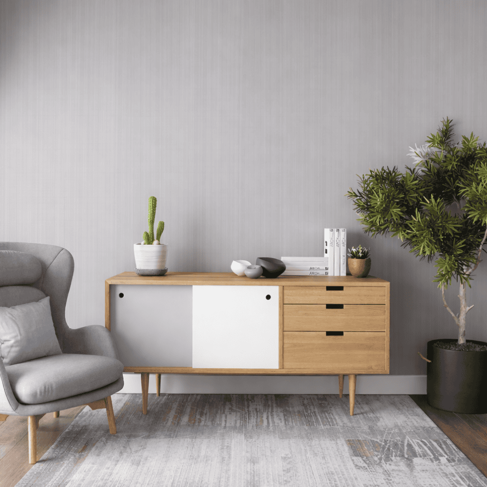 Papel Decorativo Adesivo Linho Vinílico Ii 45Cm X 10M Yins