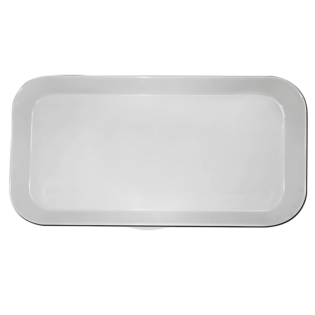 Travessa Retangular Branca Melamina 31cm Utilgoods