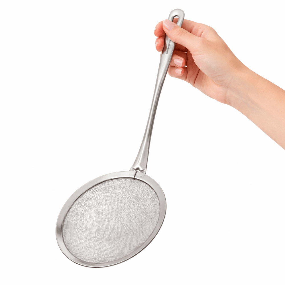 Escumadeira Com Tela 13,5Cm Inox Yins