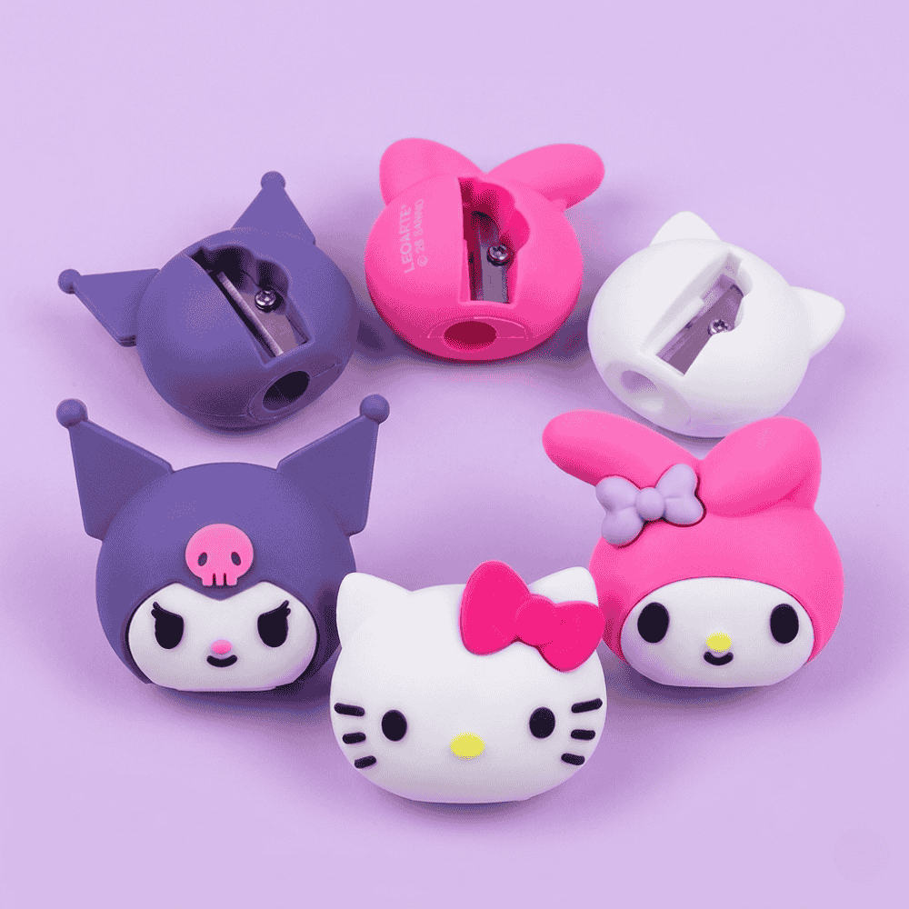 Apontador Formato 3D Hello Kitty E Amigos Leo E Leo