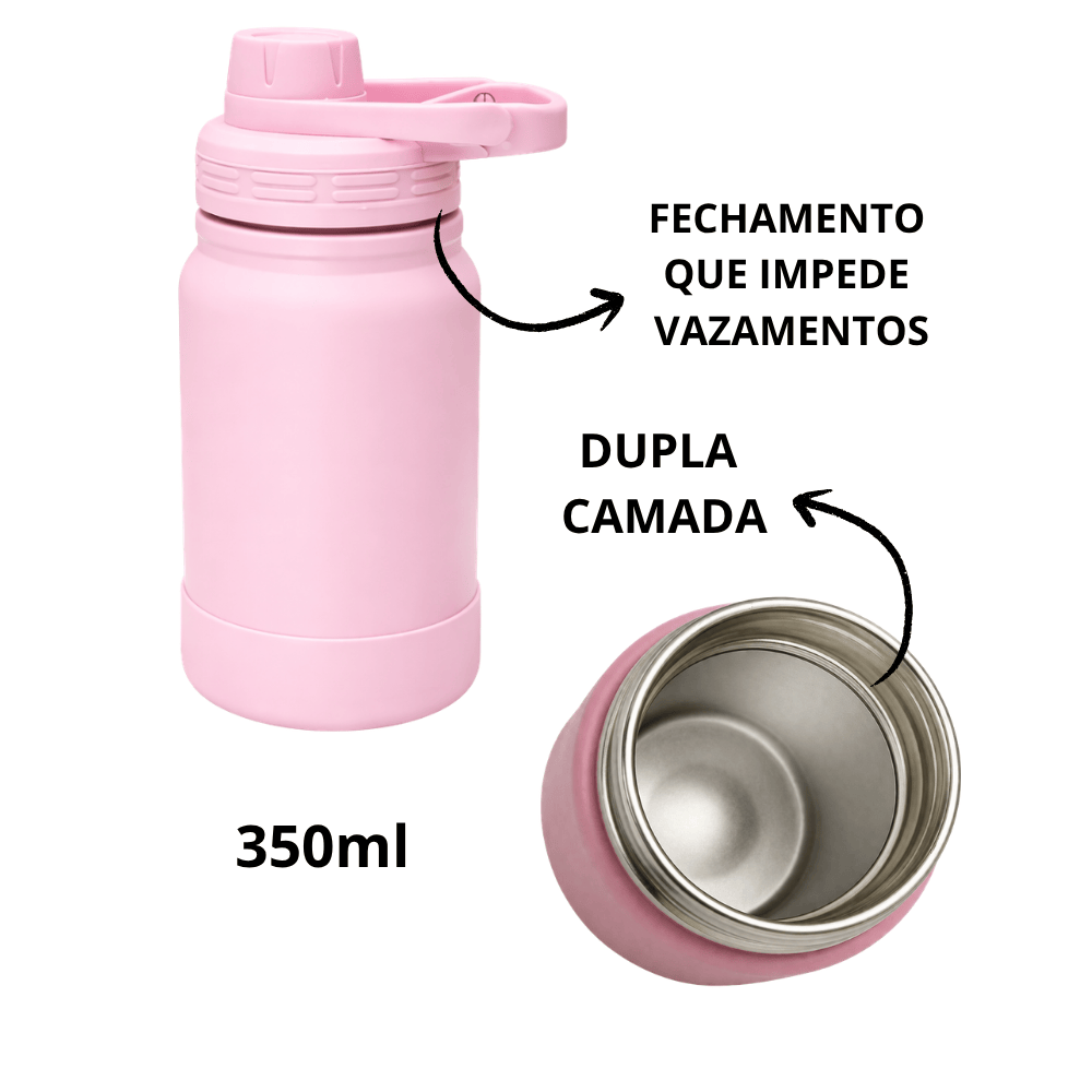 Garrafa Térmica 350Ml Golden