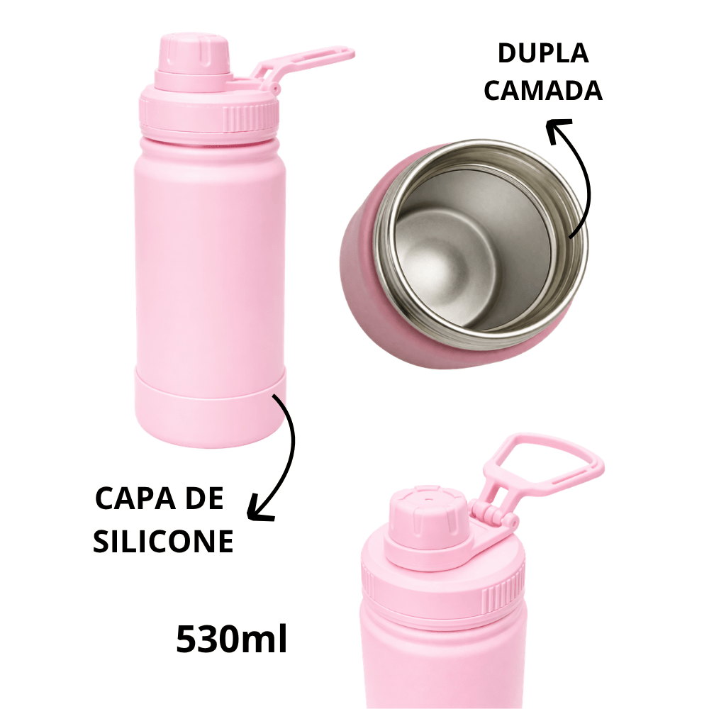 Garrafa Térmica 530Ml Golden