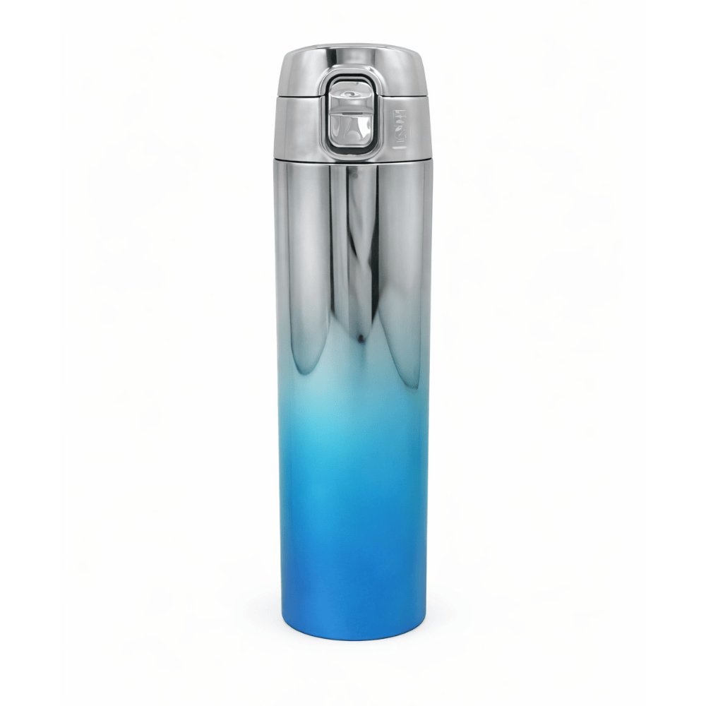Garrafa Push Degradê 400ml Isotérmica Golden