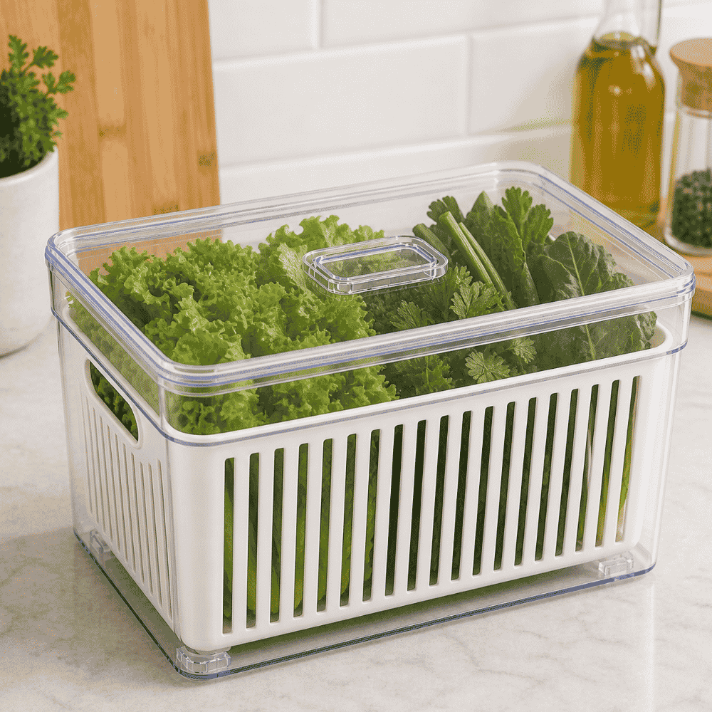 Organizador Elegance M Alto Ret c/Cesta 3,8L Tooltec