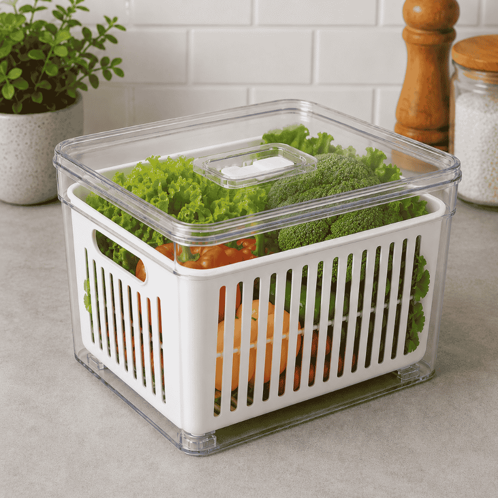 Organizador Elegance P Alto Quad C/Cesta 2,8L Tooltec