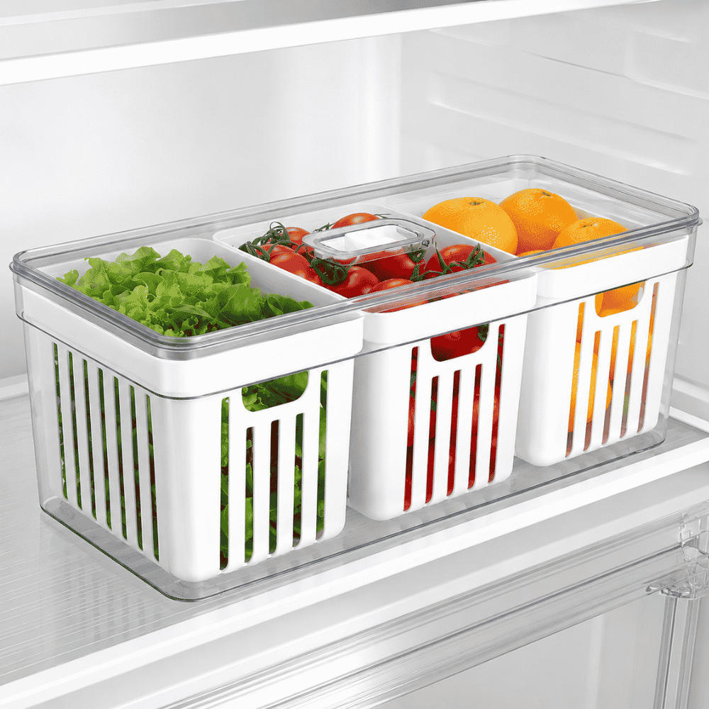 Organizador Elegance Grande Alto com 3 Cestas 6,8L Tooltec