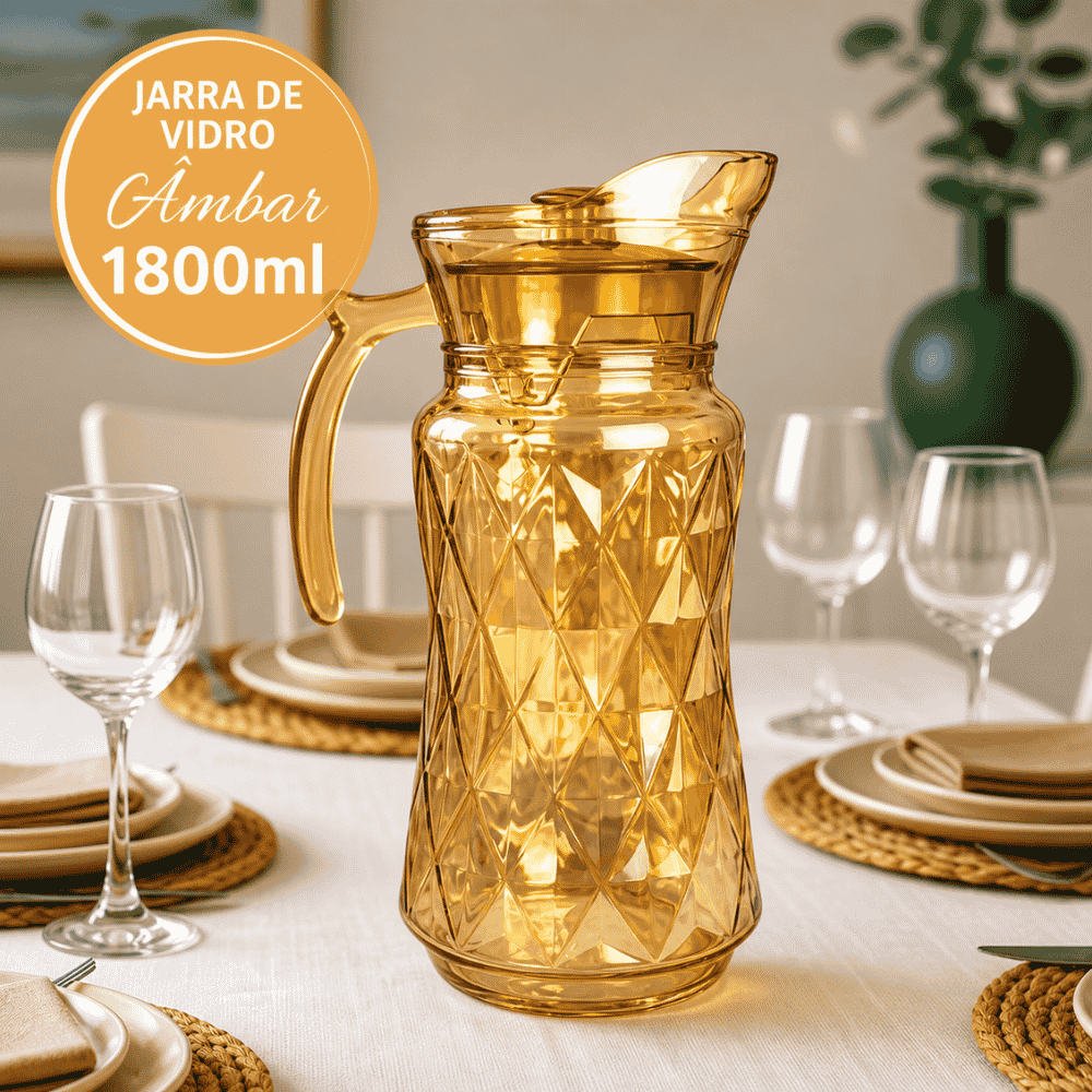 Jarra Cristal Âmbar 1,8L Stellar