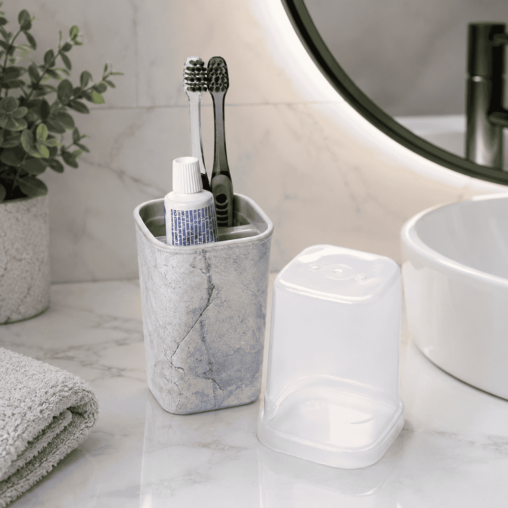 Porta Escova Classic Decor 380ml Plasutil