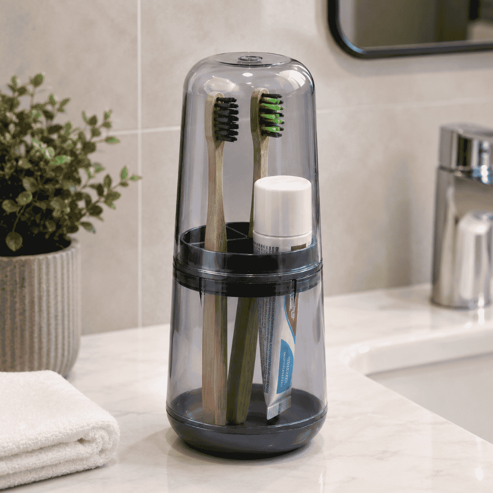 Porta Escova Blend 365ml Plasutil