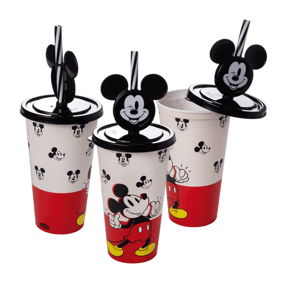 Copo Refri com Pin Mickey 500ml Plasutil