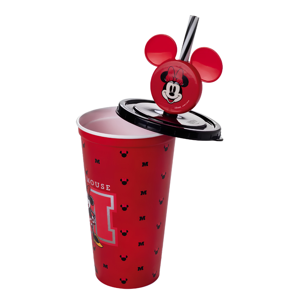 Copo Refri com Pin Minnie 500ml Plasútil