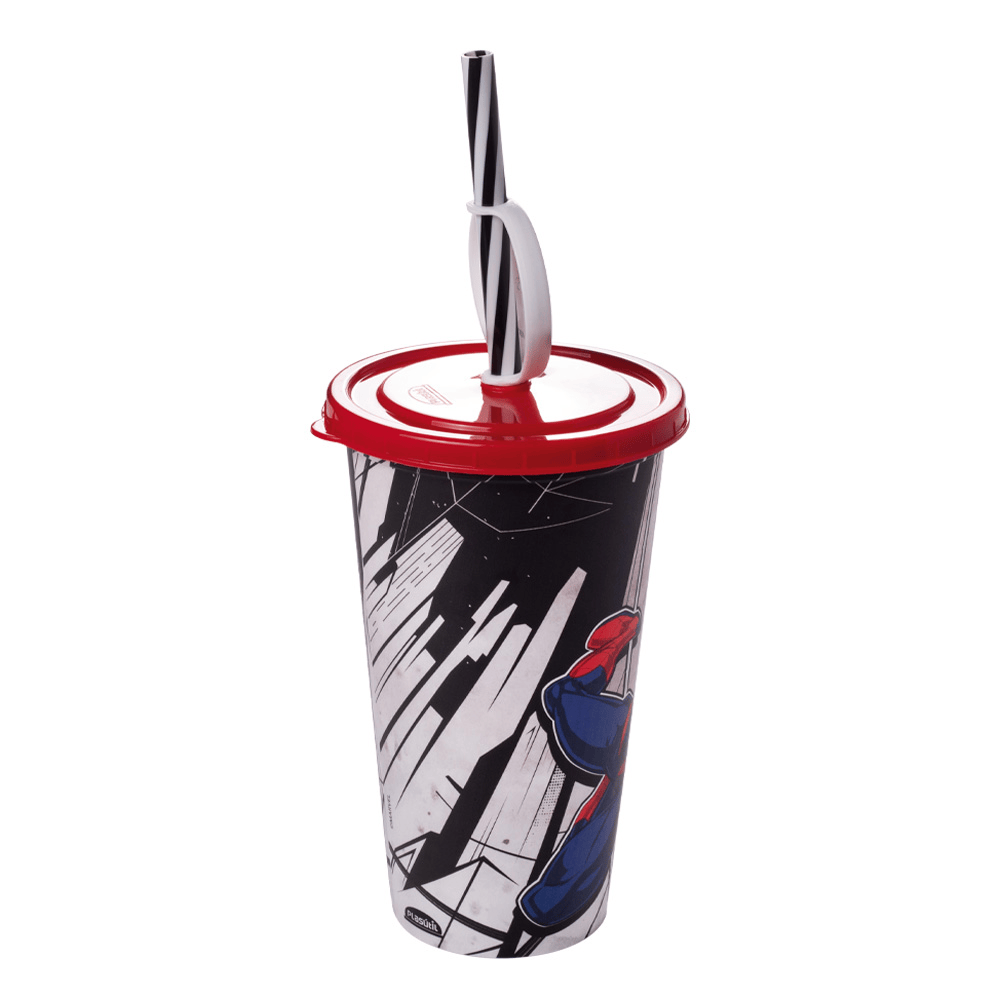 Copo Refri com Pin Homem-Aranha 500ml Plasutil