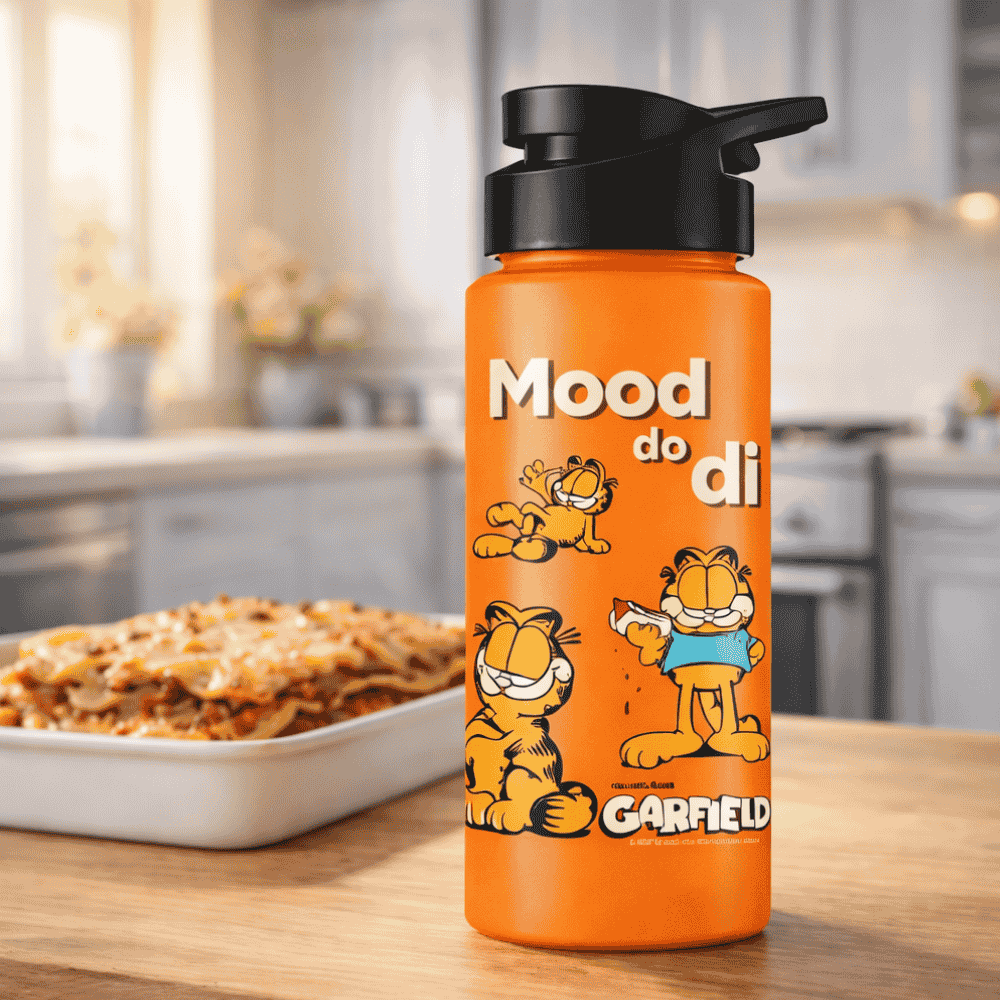Squeeze Sport Laranja 750ml Garfield Lasanha Bandeirantes