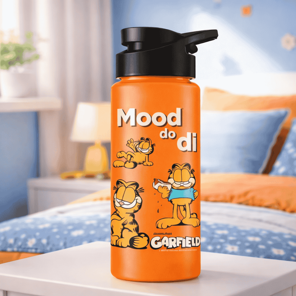 Squeeze Sport Laranja 750ml Garfield Lasanha Bandeirantes