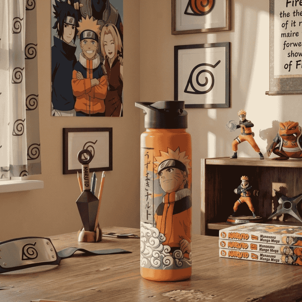 Squeeze Laranja 750ml Naruto Bandeirantes