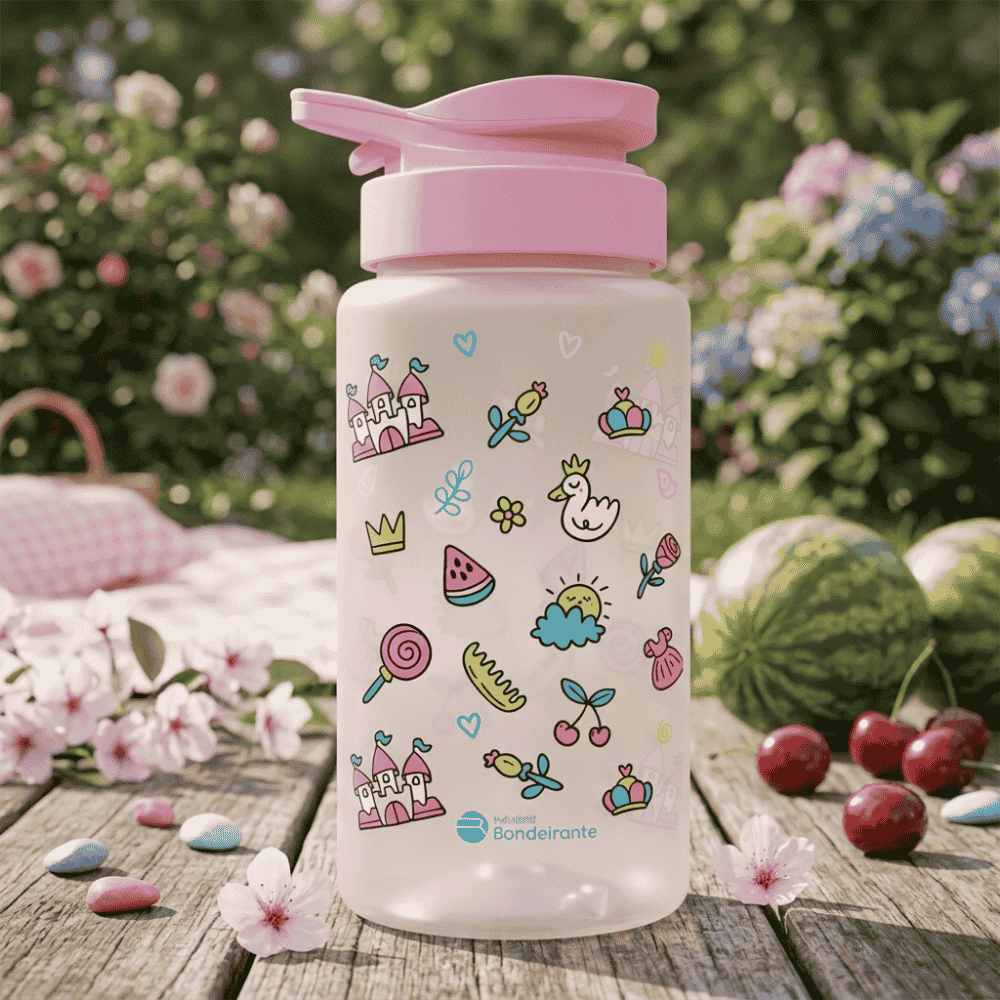 Squeeze Fosco 500ml Princesas Bandeirantes