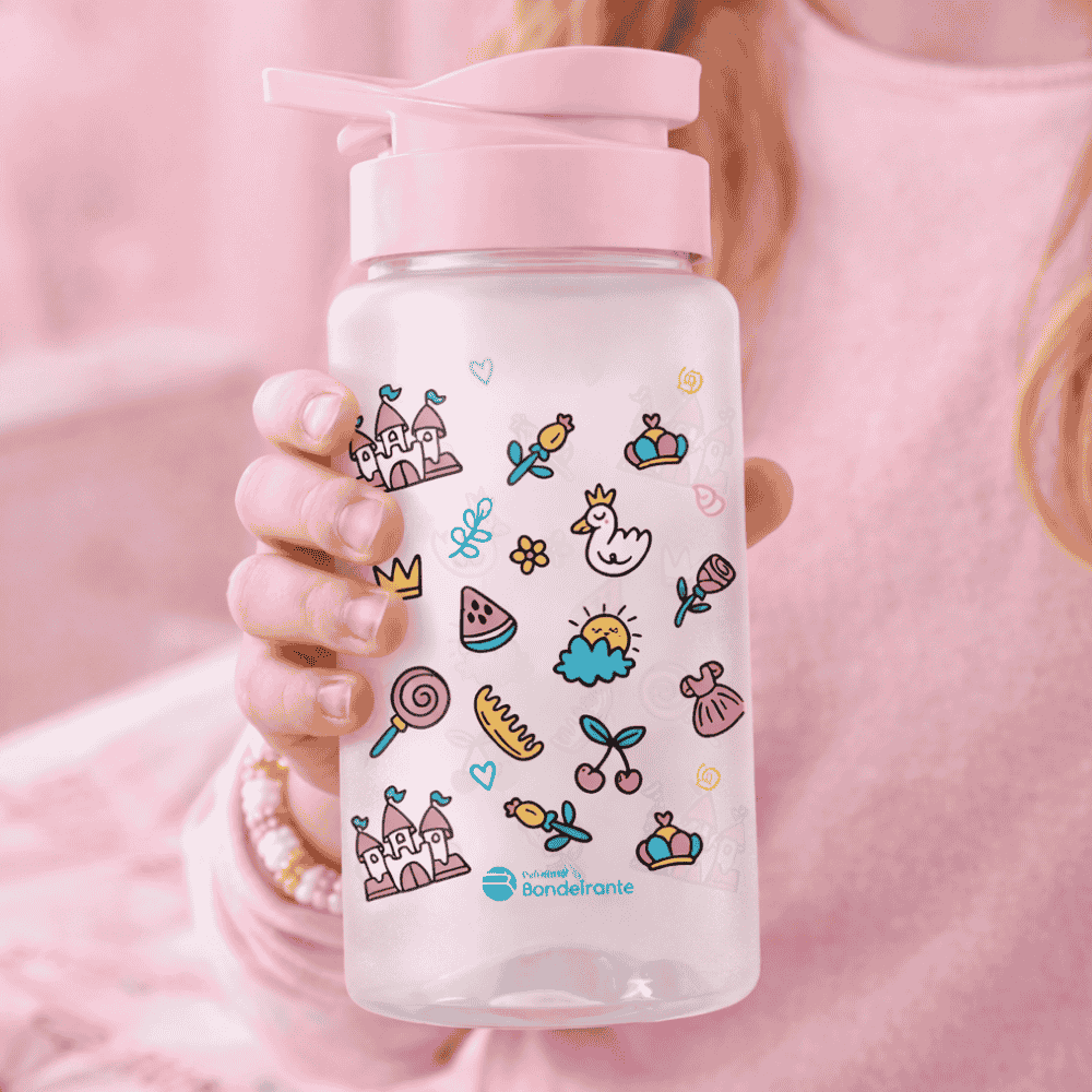 Squeeze Fosco 500ml Princesas Bandeirantes