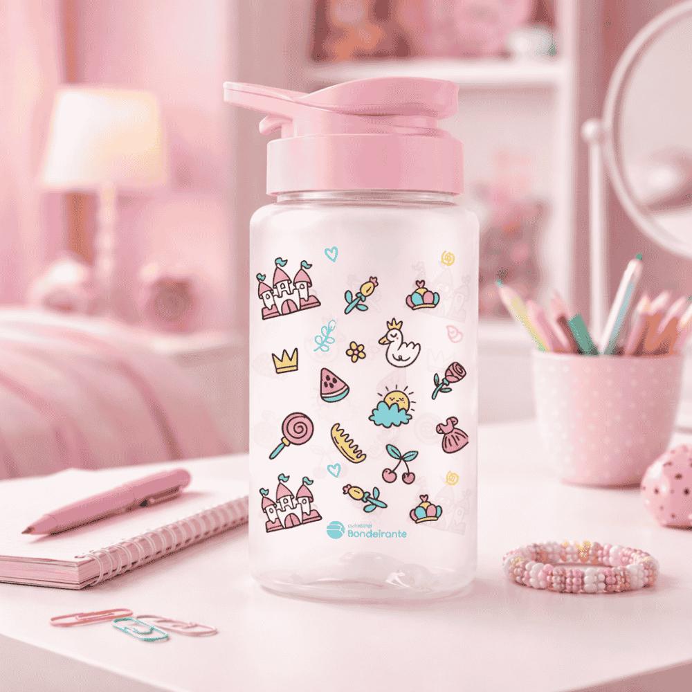 Squeeze Fosco 500ml Princesas Bandeirantes