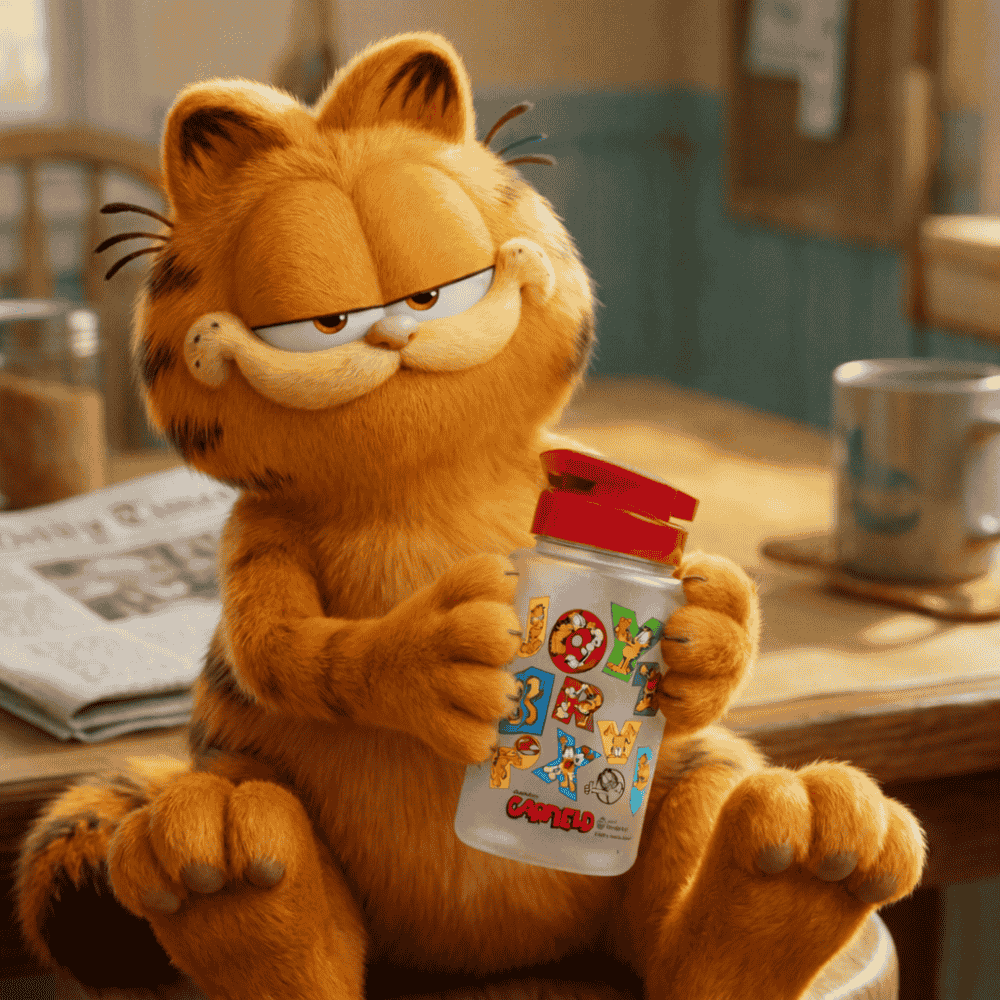 Squeeze Fosco 500ml Garfield Alfabeto Bandeirantes