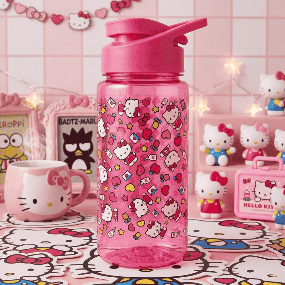 Squeeze Rosa 500ml Hello Kitty Color Bandeirantes