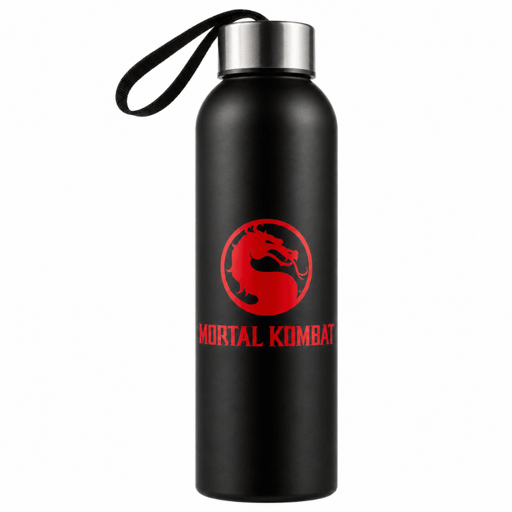 Squeeze Preto 800ml Mortal Kombat Bandeirantes