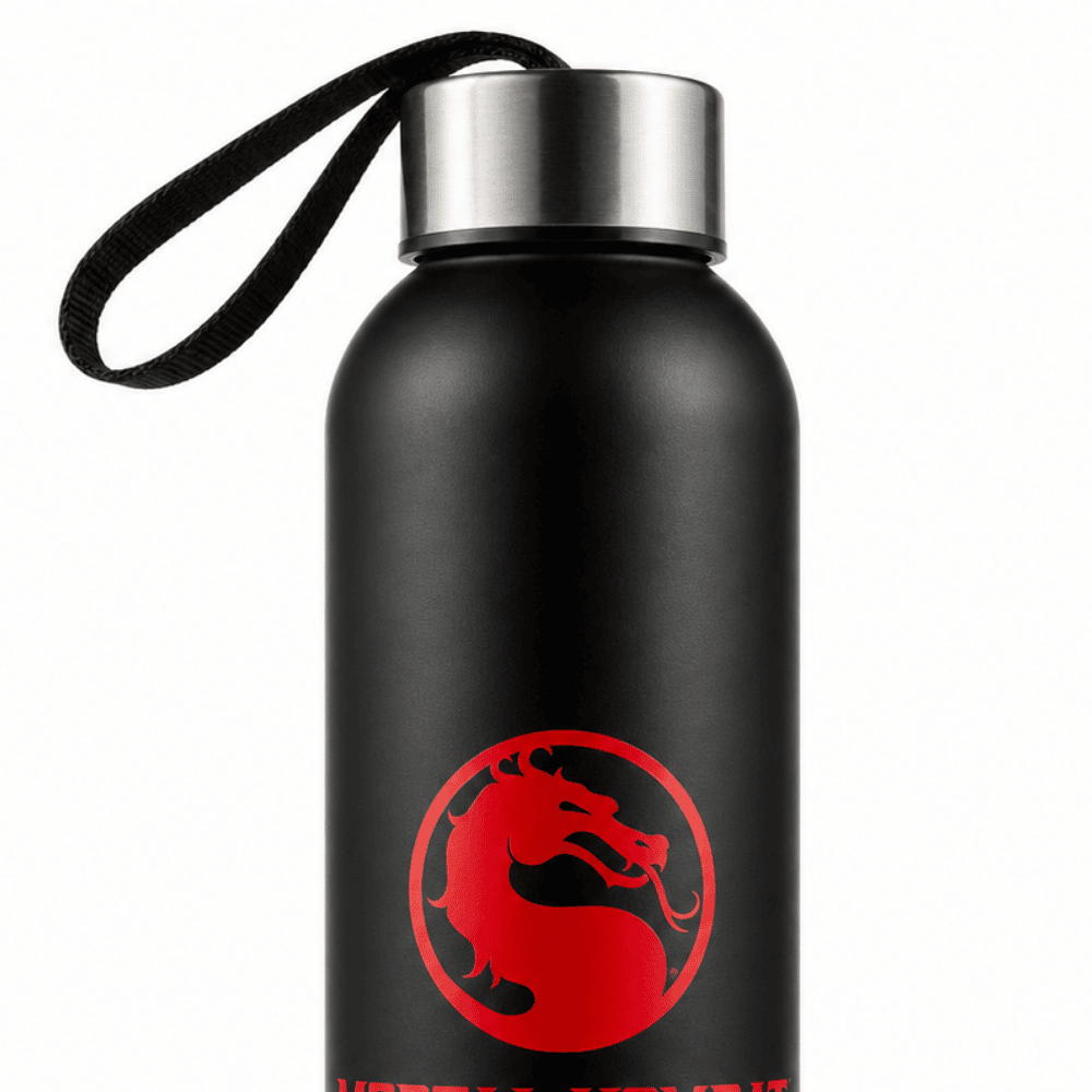 Squeeze Preto 800ml Mortal Kombat Bandeirantes