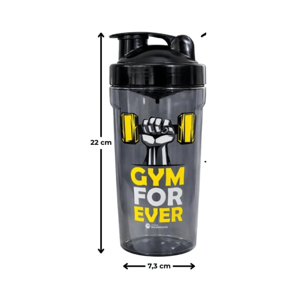 Shakeira Preta 850ml Gym For Ever Bandeirantes