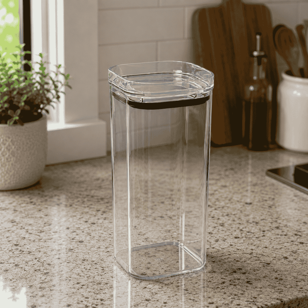 Organizador Hermético 350ml Transparente com Tampa UZ