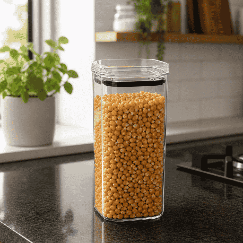 Organizador Hermético 350ml Transparente com Tampa UZ