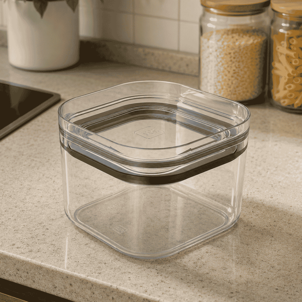 Organizador Hermético 450ml Transparente com Tampa UZ
