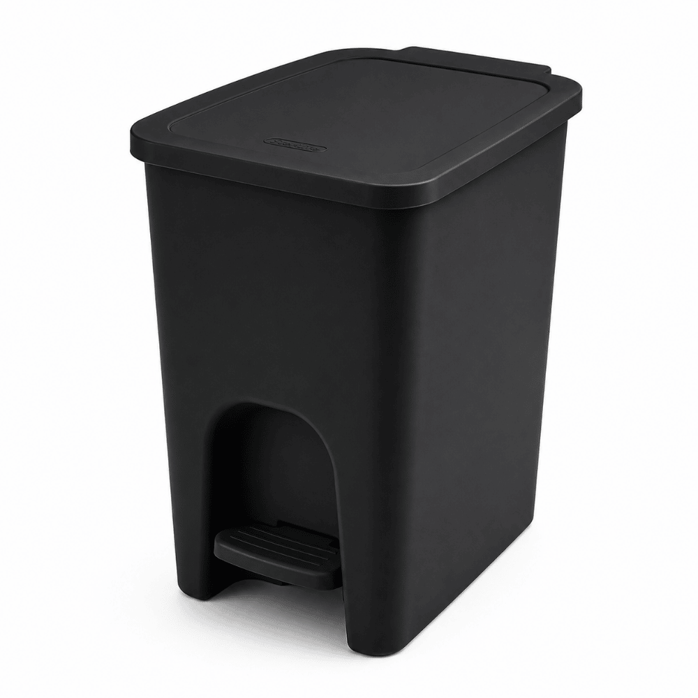 Lixeira de Pedal 8L Preto Giplas