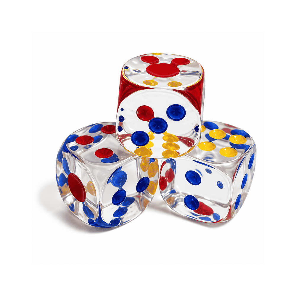 Kit 6 Dados para Jogos Interponte