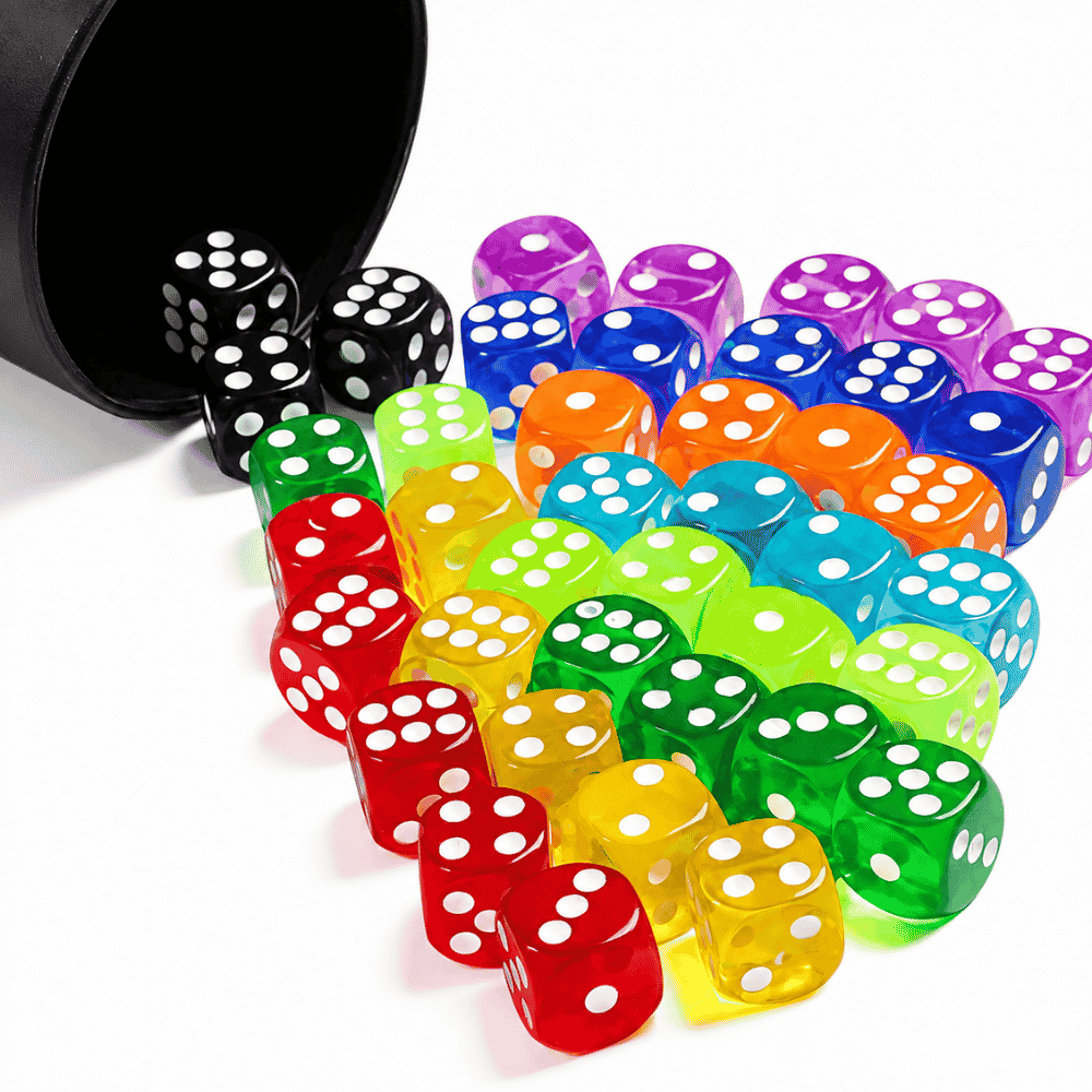 Kit 6 Dados para Jogos Interponte