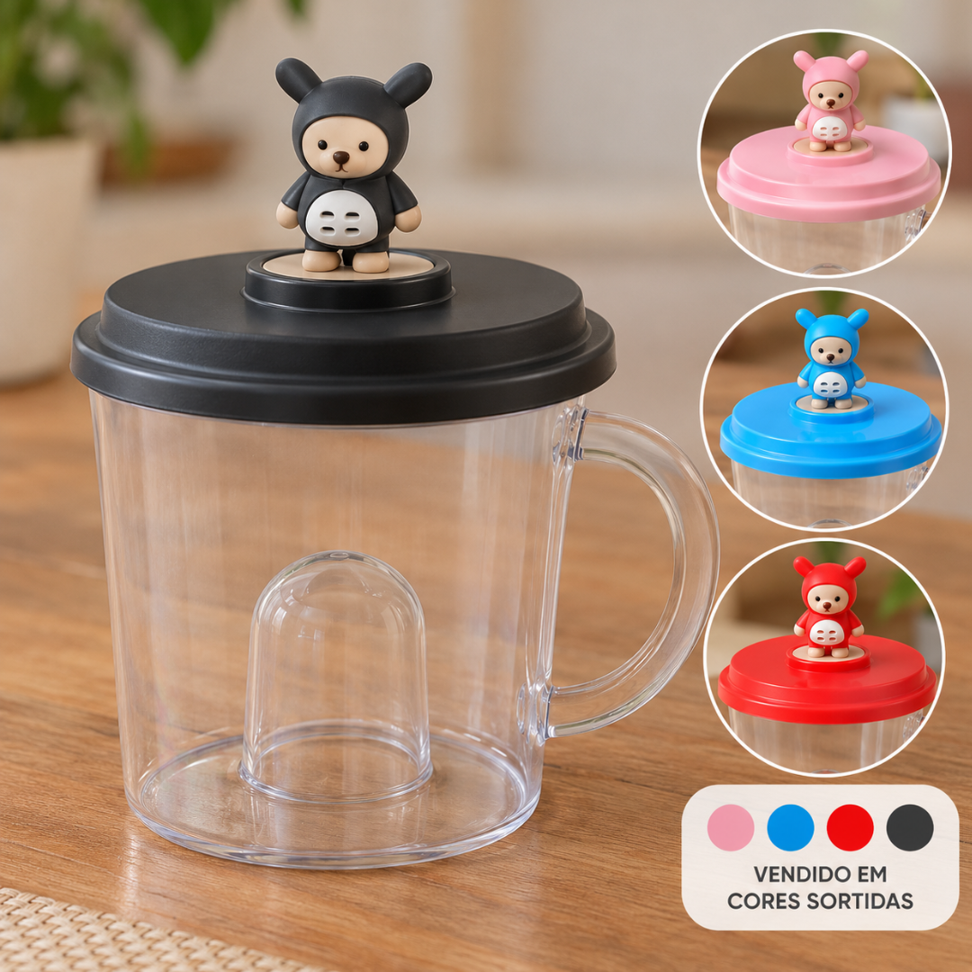Caneca de Plástico Infantil 300ml Interponte