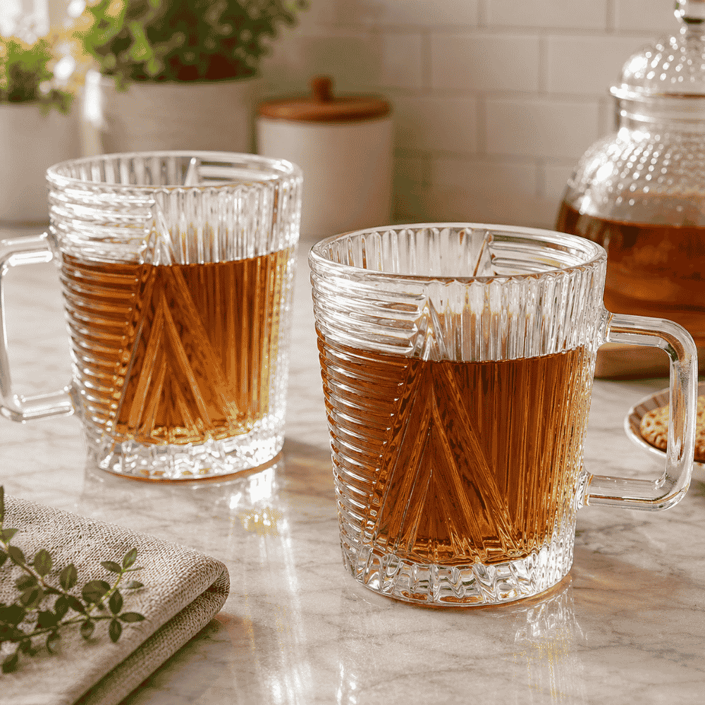 Caneca de Vidro 200ml Amigold