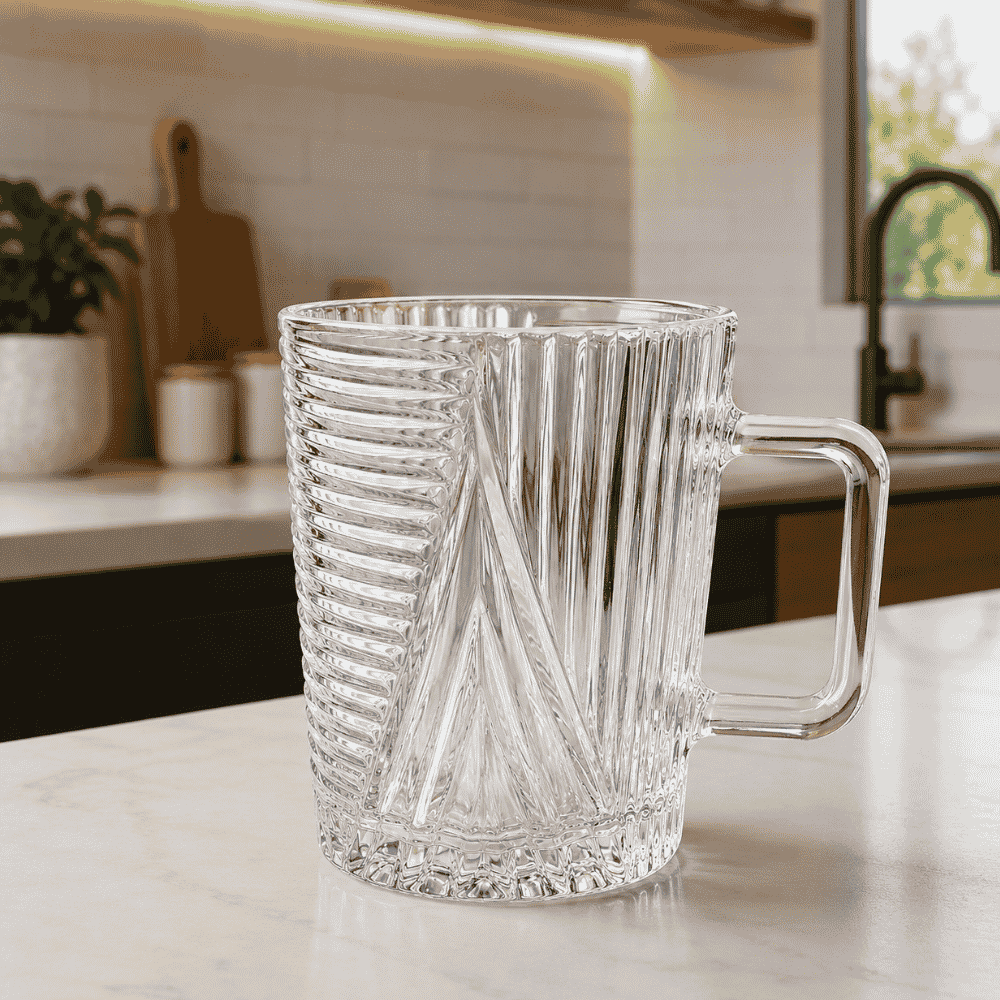 Caneca de Vidro 200ml Amigold