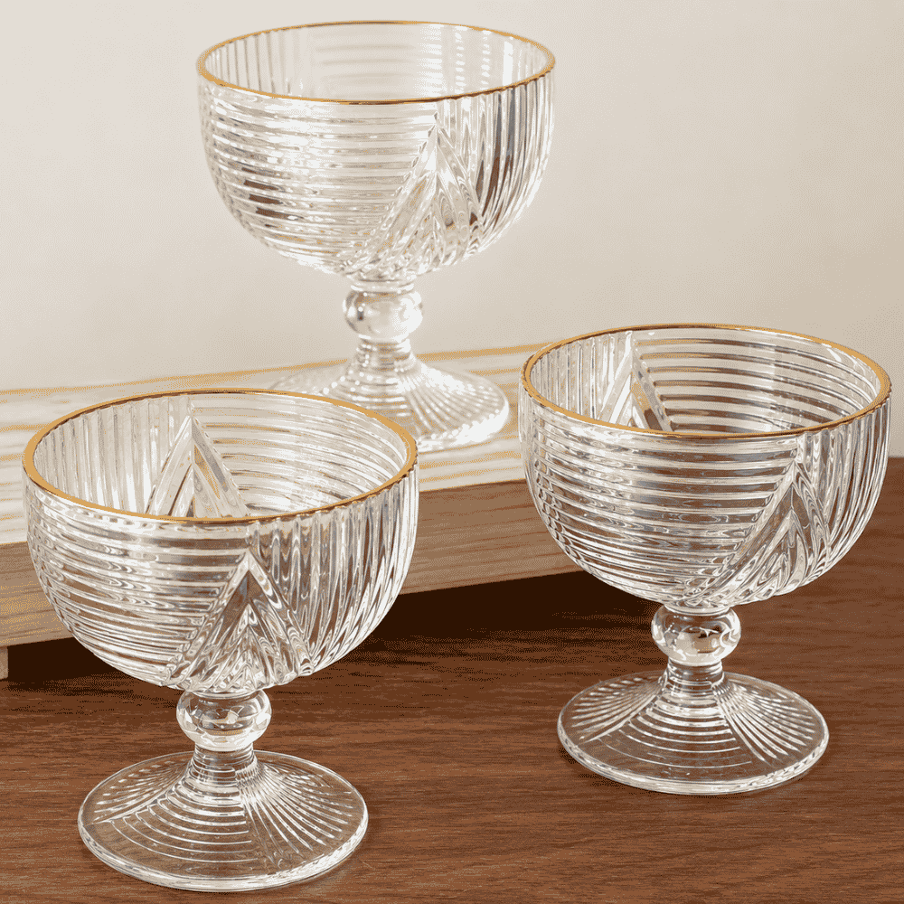Taça de Coquetel Fio de Ouro 330ml Amigold