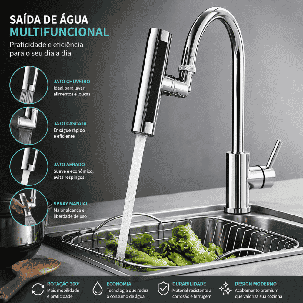 Adaptador para Torneira 12,5cm Amigold