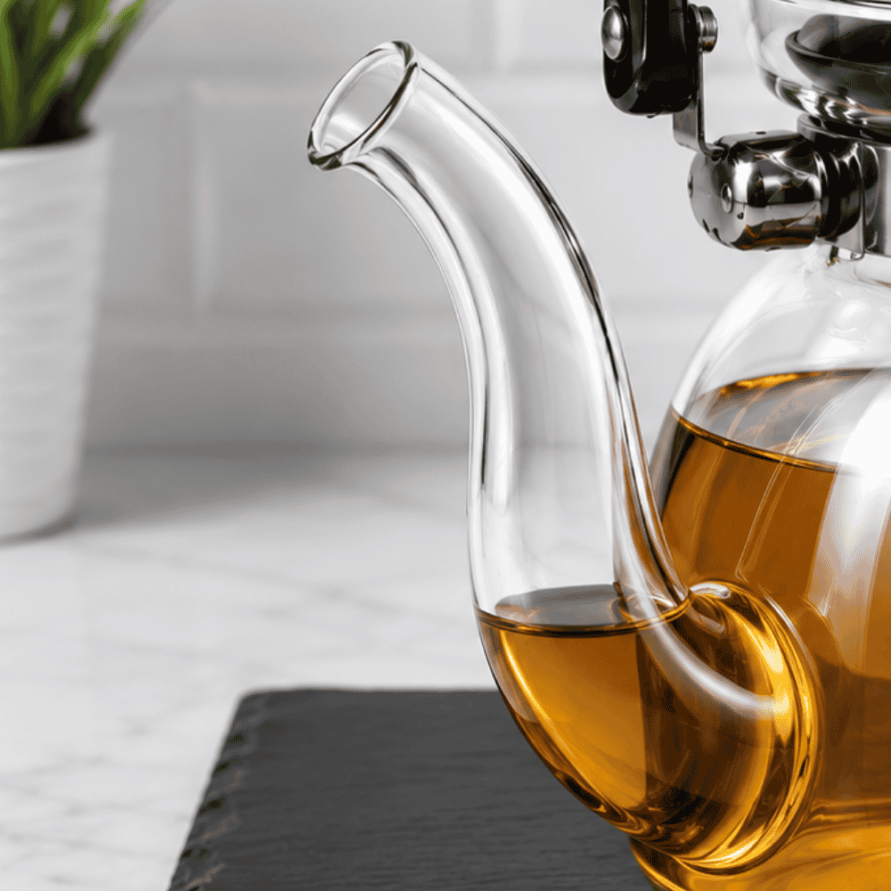 Chaleira de Vidro com Infusor 1800ml Amigold