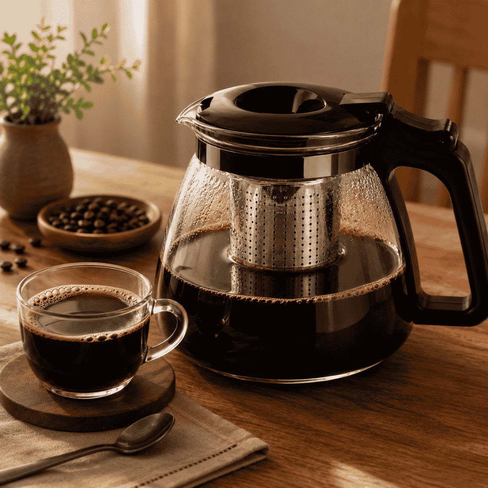 Jarra de Vidro C/Infusor P/Chá 900ml Amigold