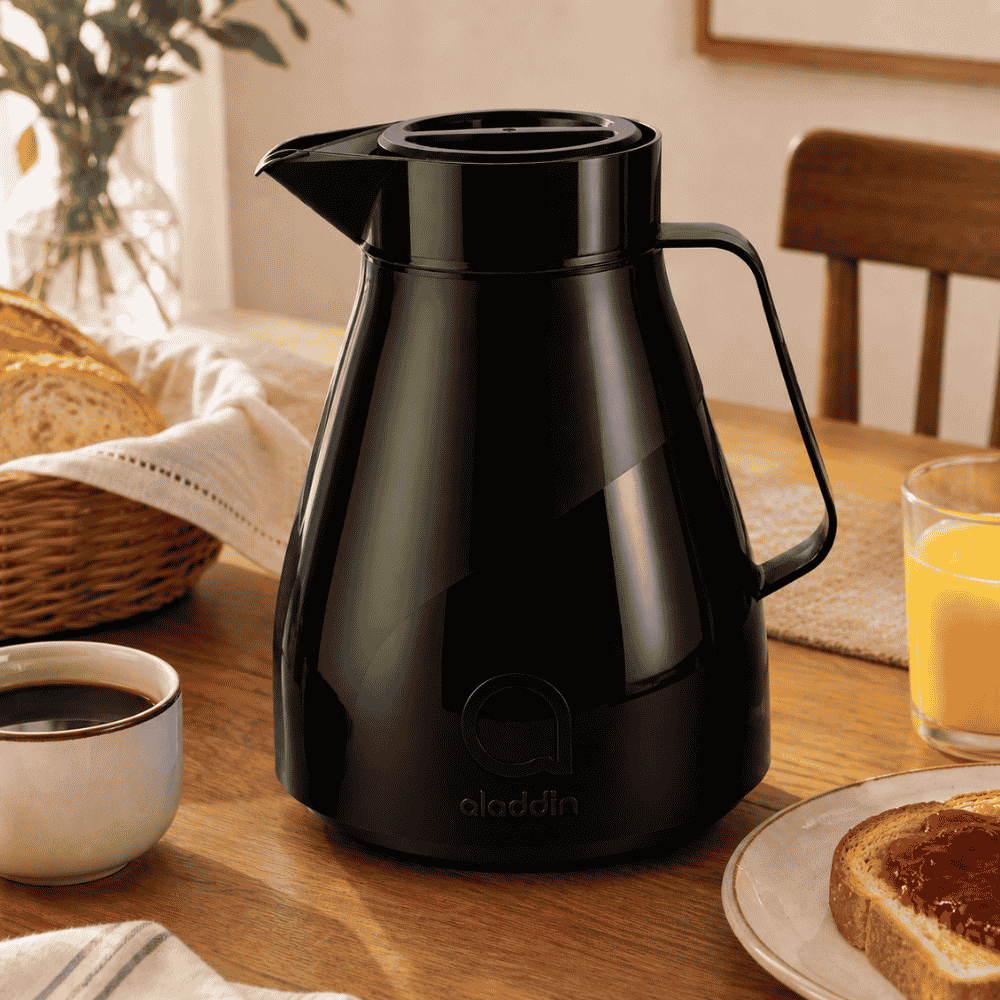 Bule Térmico Valencia Preto 750ml Aladdin