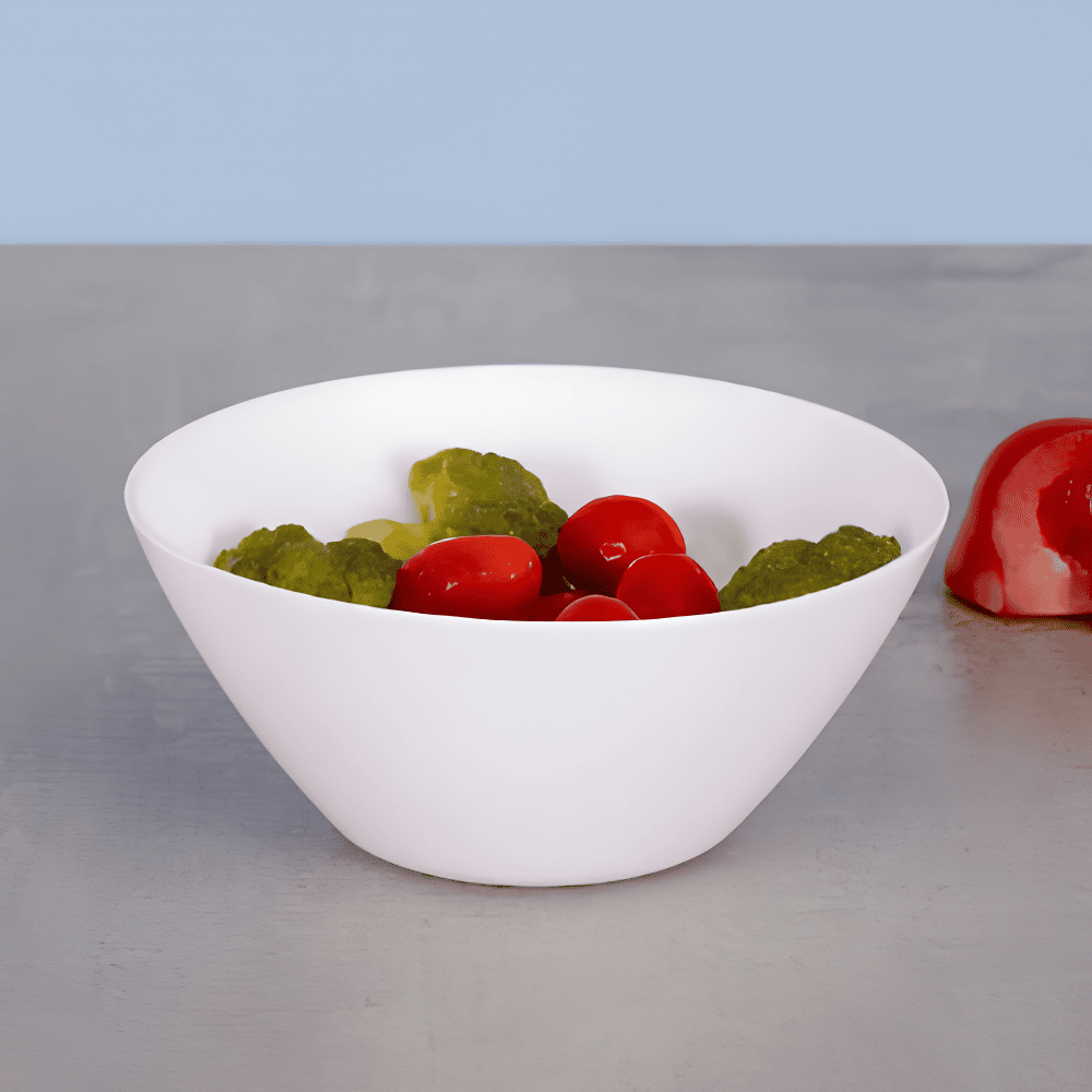 Saladeira Opaline Blanc 840ml Nadir